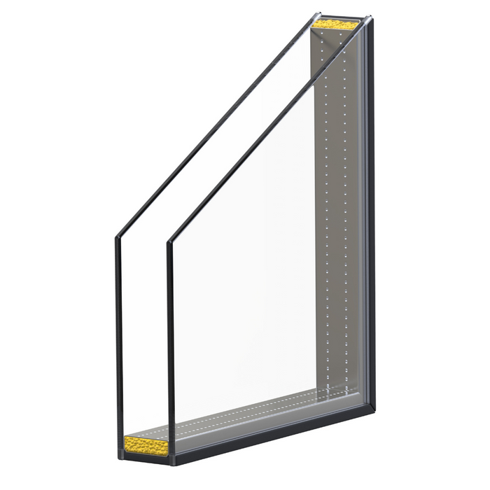 2-fach Wärmeschutz Isolierglas klar - beidseitig Floatglas 4 mm klar (Einbaudicke 30mm) | Glas Star