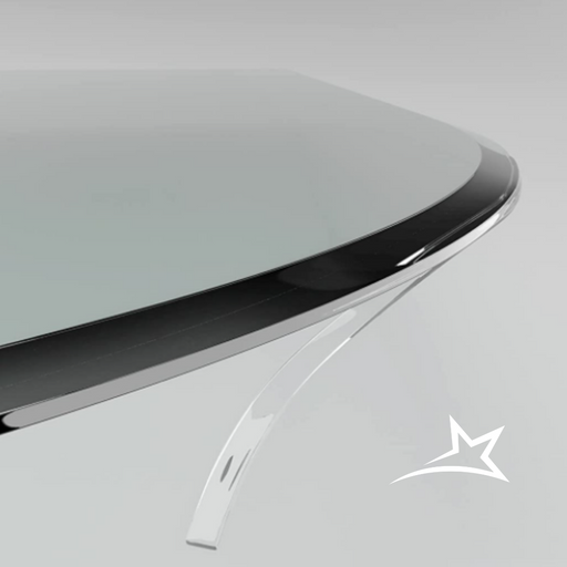 Funkenschutzplatte schwarz für Kaminofen Max Blank RIO SP 6,5kW Speicherofen | Glas Star