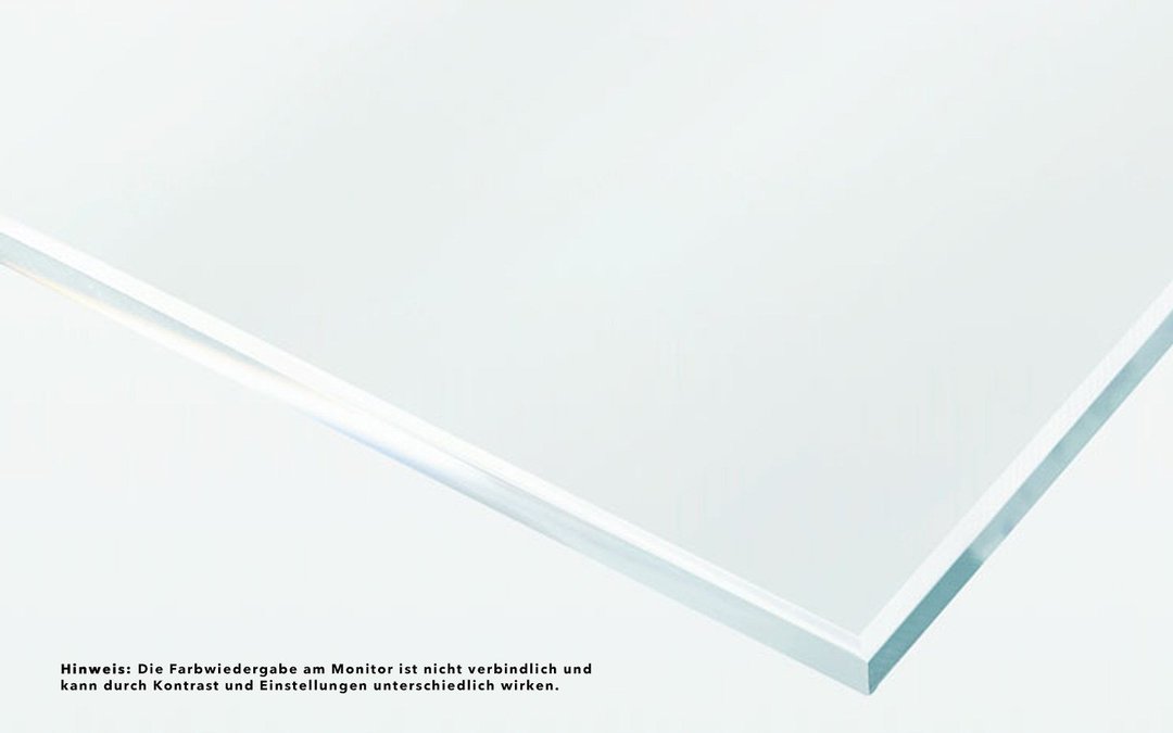 Voorbeeld product A4 formaat: Gehard glas 12 mm optiwhite | Glas Star
