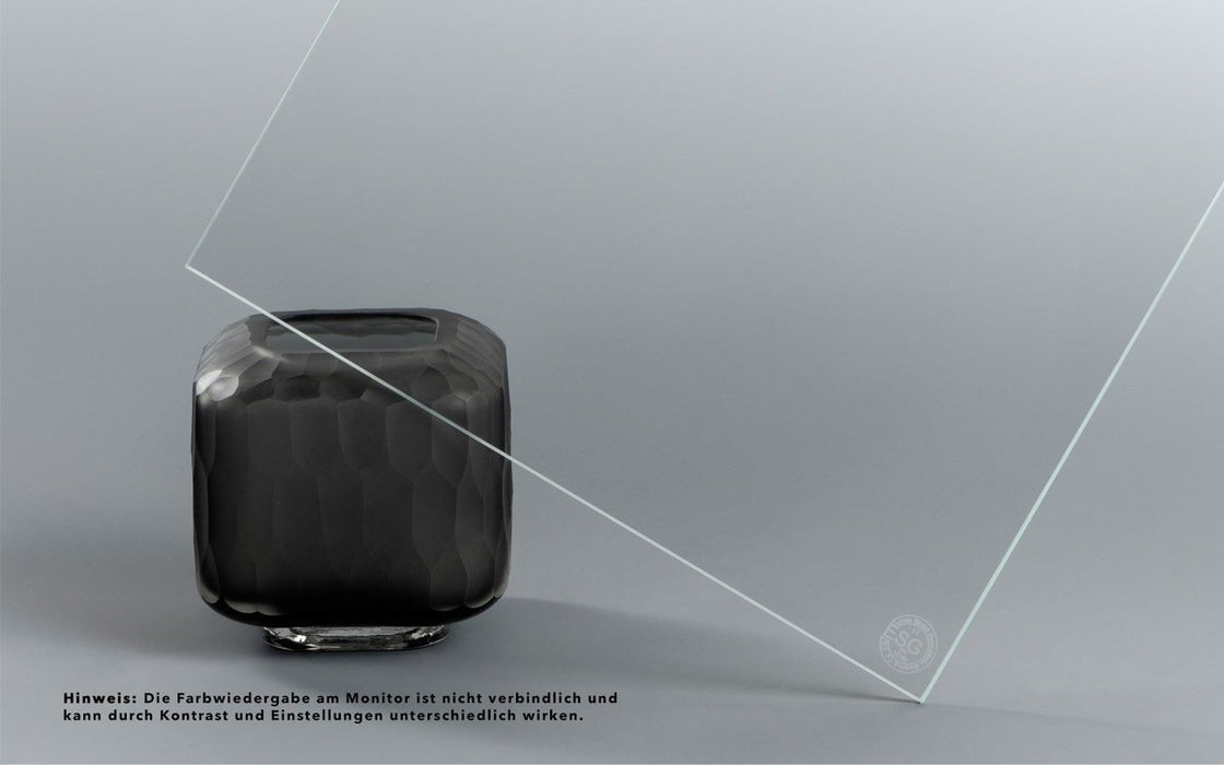 Voorbeeld product A4 formaat: Gehard glas 12 mm optiwhite | Glas Star