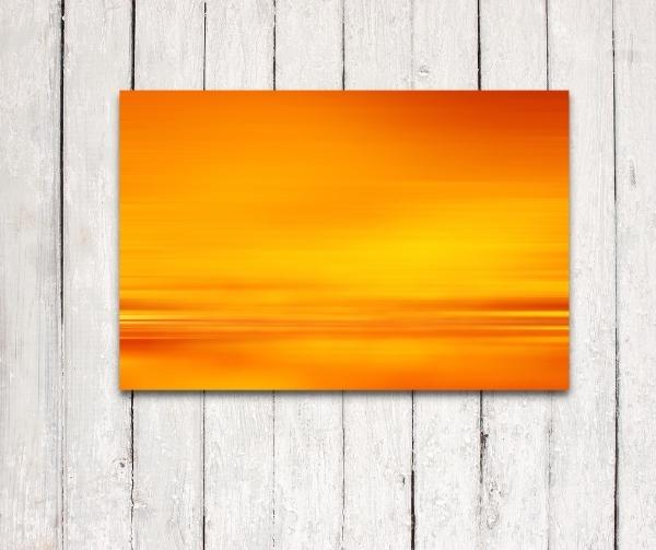 Glasbild Sonnenuntergang in 120 x 80 cm | Glas Star