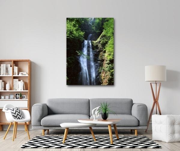 Glasbild Big Wasserfall in 80 x 120 cm | Glas Star