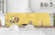 Küchenrückwand Gelb RAL 1016 6mm in 224 x 63 cm aus Glas bestellen