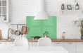 Küchenrückwand Limettengrün RAL 6019 6mm in 100 x 75 cm | Glas Star