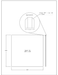 Funkenschutzplatte schwarz für Kaminofen Cera Design Rondotherm Titan Midi 7,6kW | Glas Star